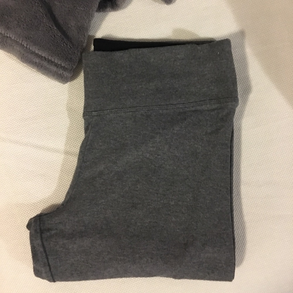 Cotton grey Pink leggings